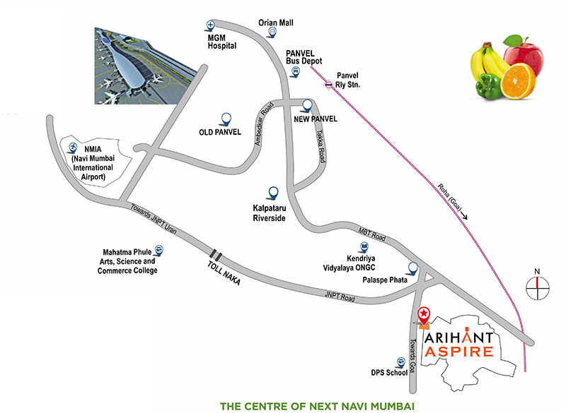 Arihant Aspire Location